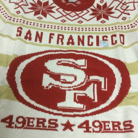 San Francisco 49ers Junk Food Christmas Sweater - Picture 2 of 4